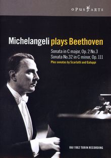 Michelangeli plays Beethoven, DVD