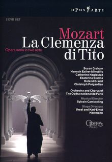 Wolfgang Amadeus Mozart (1756-1791): La Clemenza di Tito, 2 DVDs
