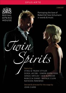 Robert Schumann (1810-1856): Twin Spirits - Portraying the Love of Robert & Clara, 2 DVDs