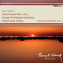 Ernst Krenek (1900-1991): Klaviersonaten Nr.2 & 4, CD