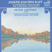 Joachim Raff (1822-1882): Klavierkonzert op.185, CD