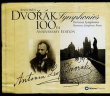 Antonin Dvorak (1841-1904): Antonin Dvorak 100th Anniversay Edition - Symphonies etc., 5 CDs