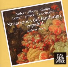 Andreas Staier - Variaciones del fandango espanol, CD
