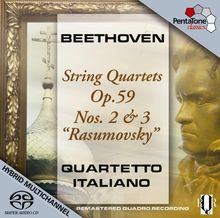 Ludwig van Beethoven (1770-1827): Streichquartette Nr.8 & 9, SACD