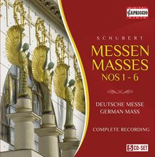 Franz Schubert (1797-1828): Sämtliche Messen, 5 CDs