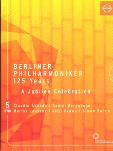 Berliner Philharmoniker - 125 Years Jubilee Celebration, 5 DVDs