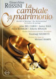 Gioacchino Rossini (1792-1868): La Cambiale di Matrimonio, DVD