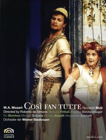 Wolfgang Amadeus Mozart (1756-1791): Cosi fan tutte, 2 DVDs
