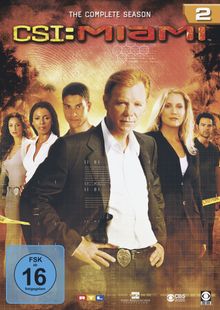 CSI Miami Season 2, 6 DVDs