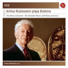 Johannes Brahms (1833-1897): Arthur Rubinstein spielt Johannes Brahms, 9 CDs