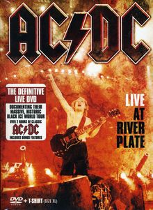 AC/DC: Live At River Plate + Men T-Shirt Größe XL, DVD
