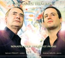 Johannes Brahms (1833-1897): Sonaten für Violine & Klavier Nr.1-3, CD