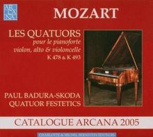 Wolfgang Amadeus Mozart (1756-1791): Klavierquartette Nr.1 & 2, CD