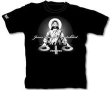Rock On Wall: Jesus (Schwarz,Größe M), T-Shirt