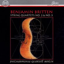 Benjamin Britten (1913-1976): Streichquartette Nr.2 & 3, CD