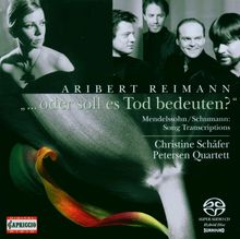 Aribert Reimann (geb. 1936): Lied-Transkriptionen -