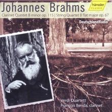 Johannes Brahms (1833-1897): Klarinettenquintett op.115, CD