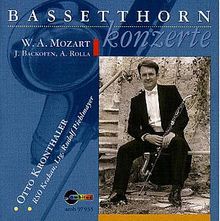 Johann Georg Heinrich Backofen (1768-1830): Bassetthornkonzert in F, CD