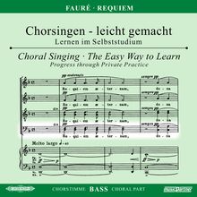 Chorsingen leicht gemacht:Faure,Requiem (Bass), CD