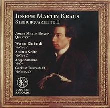 Josef Martin Kraus (1756-1792): Streichquartette op.1 Nr.1,5,6, CD