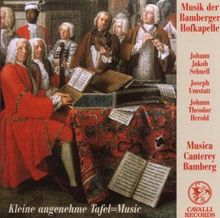 Kleine angenehme Tafel-Music - Musik d.Bamberger Hofkapelle, CD