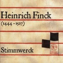 Heinrich Finck (1444-1527): Missa Dominicalis, CD