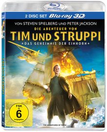 Tim und Struppi: Das Geheimnis der Einhorn 3D (Blu-ray), 2 Blu-ray Discs