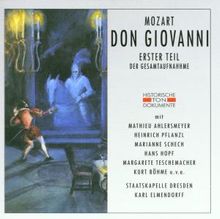 Wolfgang Amadeus Mozart (1756-1791): Don Giovanni (1.Teil in dt.Spr.), 2 CDs