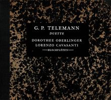 Georg Philipp Telemann (1681-1767): Duette für 2 Blockflöten, CD