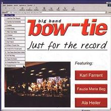 Bow-Tie Big Band: Just For The Record, CD