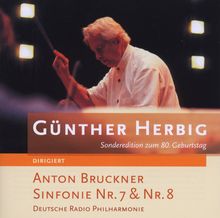 Anton Bruckner (1824-1896): Symphonien Nr.7 & 8, 2 CDs