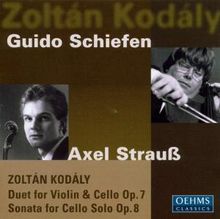 Zoltan Kodaly (1882-1967): Sonate für Cello solo op.8, CD