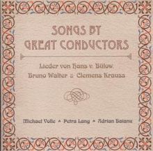 Songs By Great Conductors, CD
