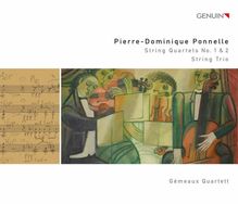 Pierre-Dominique Ponnelle (geb. 1957): Streichquartette Nr.1 & 2, CD