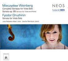 Mieczyslaw Weinberg (1919-1996): Sonaten für Viola solo Nr. 1-4, 2 CDs