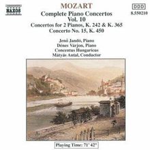 Wolfgang Amadeus Mozart (1756-1791): Konzert für 2 Klaviere & Orchester KV 365, CD