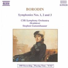Alexander Borodin (1833-1887): Symphonien Nr.1-3, CD