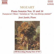 Wolfgang Amadeus Mozart (1756-1791): Klaviersonaten Nr.11 & 14, CD