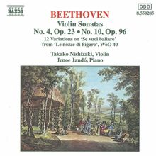 Ludwig van Beethoven (1770-1827): Violinsonaten Nr.4 & 10, CD