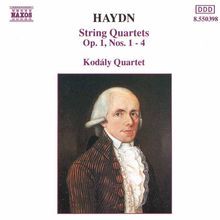 Joseph Haydn (1732-1809): Streichquartette Nr.1-4 (op.1 Nr.1-4), CD