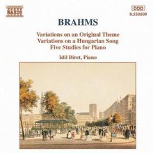 Johannes Brahms (1833-1897): Variationen op.21 Nr.1 & 2, CD