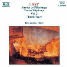 Franz Liszt (1811-1886): Annees de Pelerinage (3.Jahr:Italien), CD