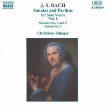Johann Sebastian Bach (1685-1750): Sonaten & Partiten für Violine BWV 1001-1003, CD
