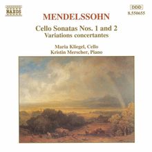 Felix Mendelssohn Bartholdy (1809-1847): Cellosonaten Nr.1 & 2, CD