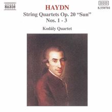 Joseph Haydn (1732-1809): Streichquartette Nr.31-33 (op.20 Nr.1-3), CD
