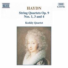 Joseph Haydn (1732-1809): Streichquartette Nr.19,21,22 (op.9 Nr.1,3,4), CD