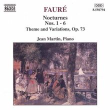 Gabriel Faure (1845-1924): Nocturnes Nr.1-6, CD