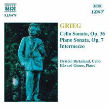Edvard Grieg (1843-1907): Sonate f.Cello & Klavier op.36, CD