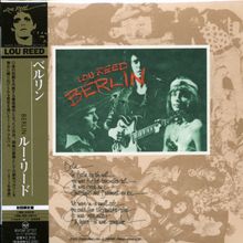 Lou Reed: Berlin (Limited Papersleeve), CD