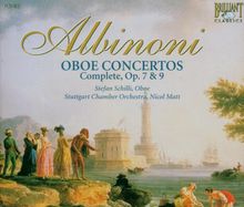 Tomaso Albinoni (1671-1751): Oboenkonzerte op. 7 Nr. 2, 3,5-9, 11, 12, 3 CDs